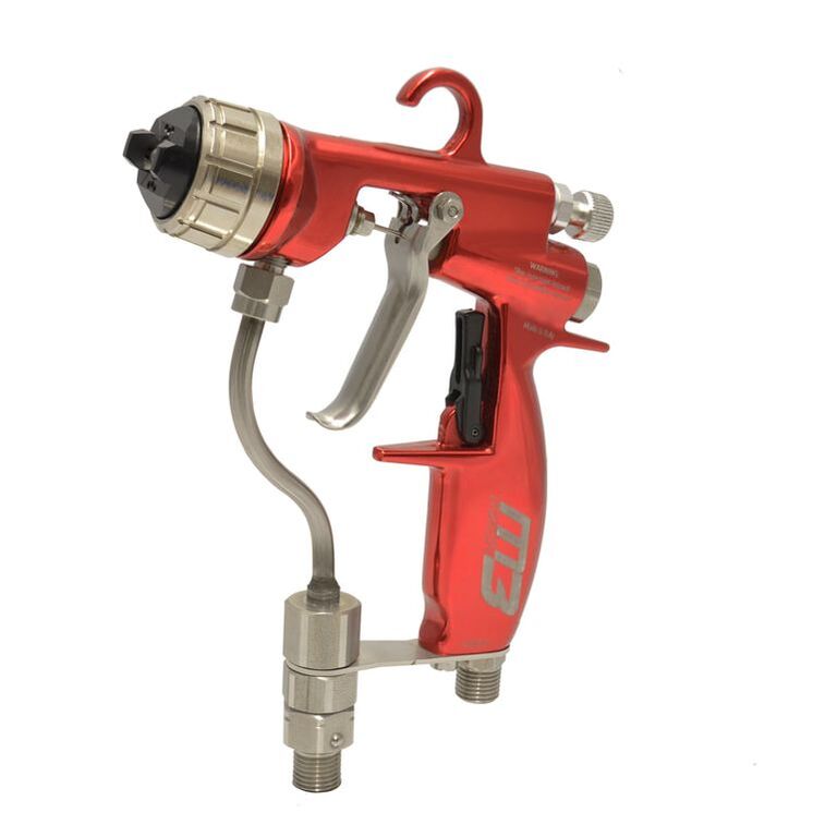 Manual Air Assisted High Pressure Gun - Flat Tip Setup